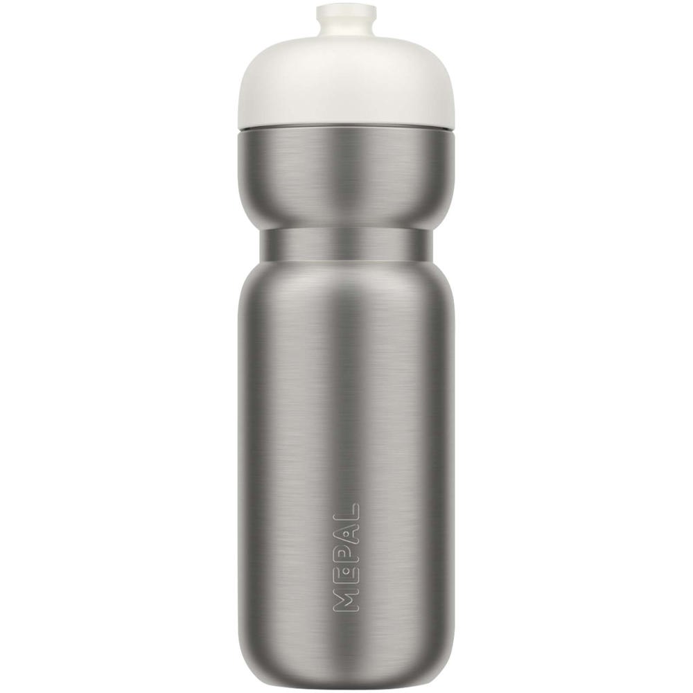Bouteille de sport mepal Pull en acier inoxydable de 800 ml Blanc
