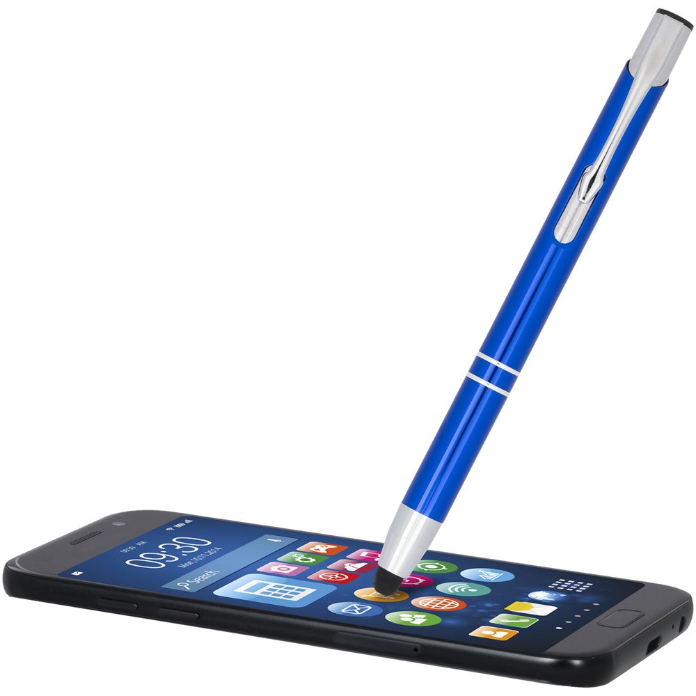 Stylet Stylo bille métallique Moneta (encre bleue) bleu roi