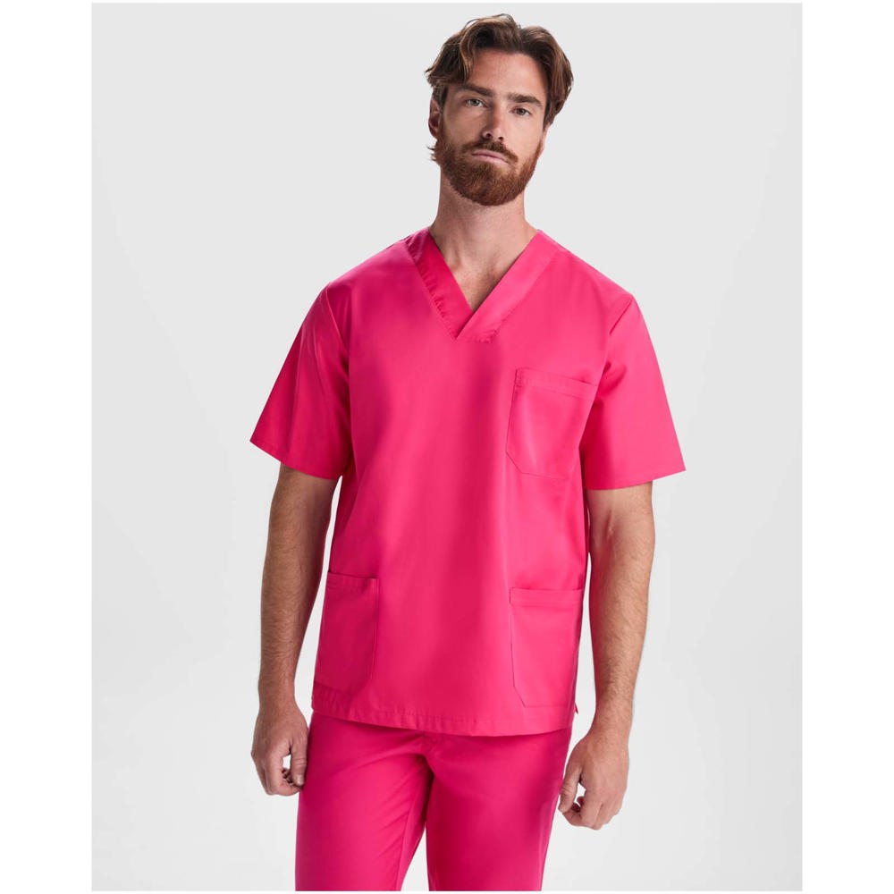Panacea Kurzärmeliges Arbeitshemd, 160 g/m2, unisex donau-blau