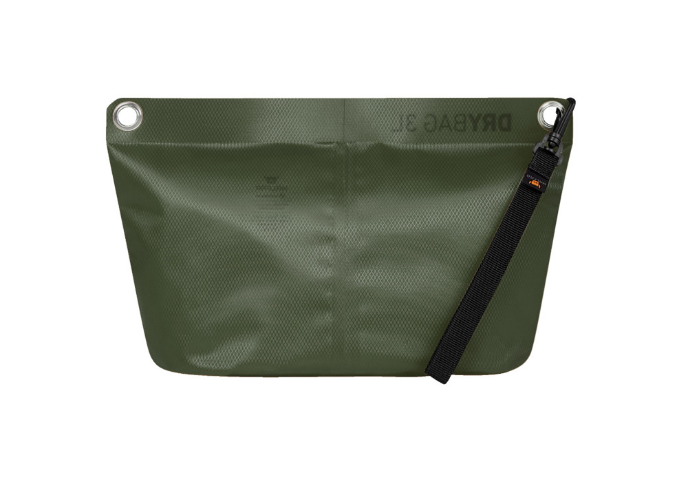 Reissverschluss-Tasche DRYBAG vert olive