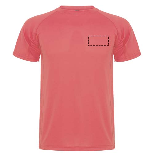 Montecarlo Sport T-Shirt für Kinder Fluor Coral