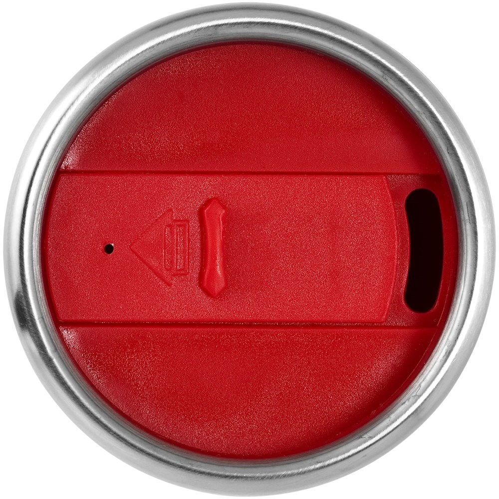 Elwood 410 ml RCS-zertifizierter Isolierbecher aus recyceltem Edelstahl rot