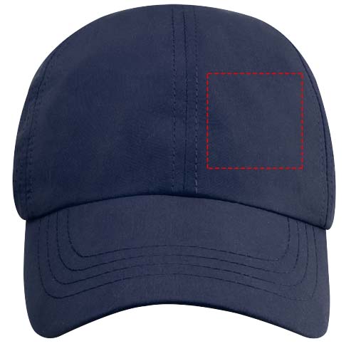 Casquette 6 panneaux Mica GRS recyclée ajustée Marine