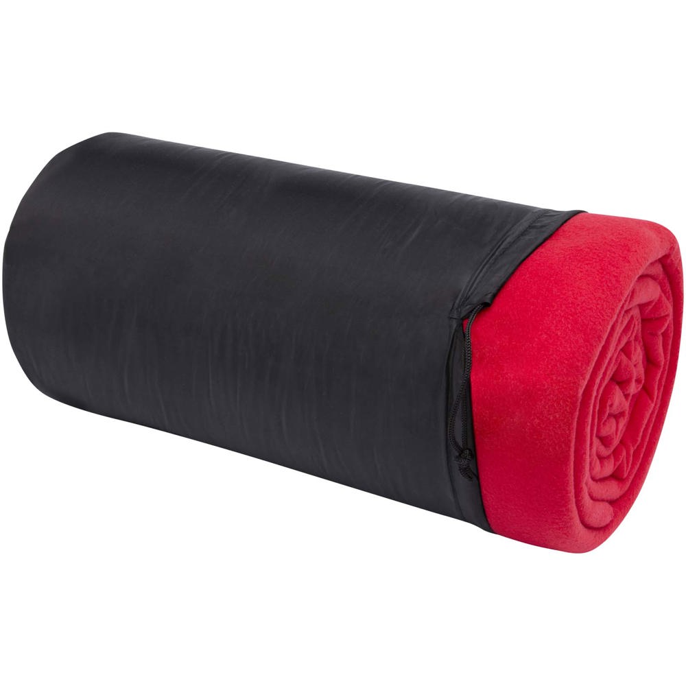 Huggy Fleecedecke mit Hülle 220 × 250 cm rot