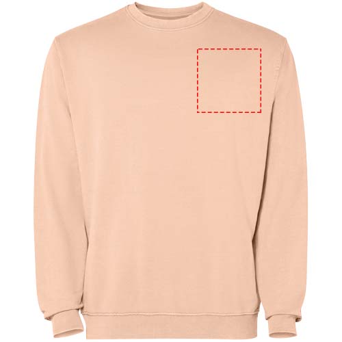 Jaya Pullover mit Rundhalsausschnitt Unisex hellorange