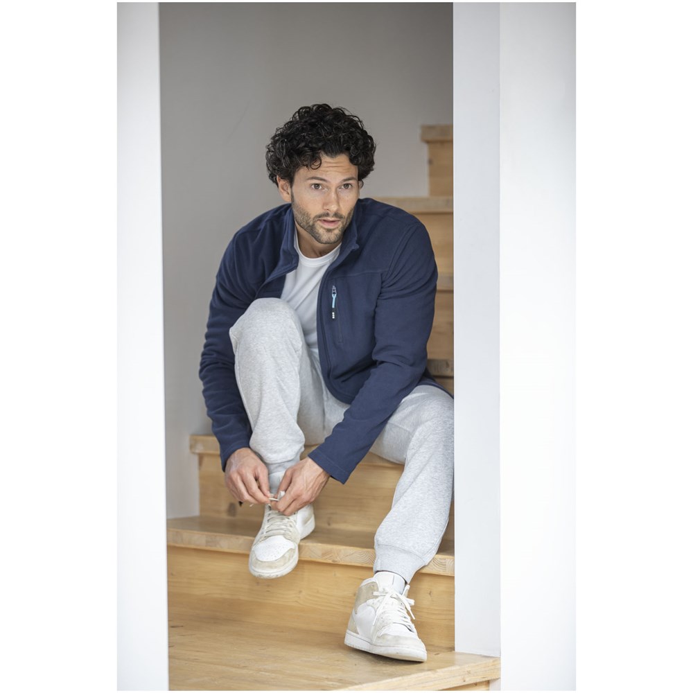 Amber GRS recycelte Fleecejacke für Herren navy