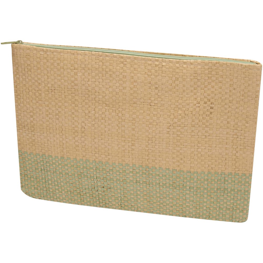 Rhythm Strohpapier Beutel mit Reissverschluss, 3 l heather grün