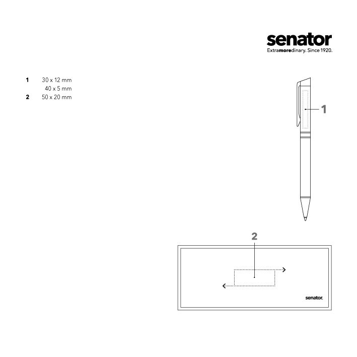 senator® Carbon Line Set (Drehkugelschreiber+ Rollerball)