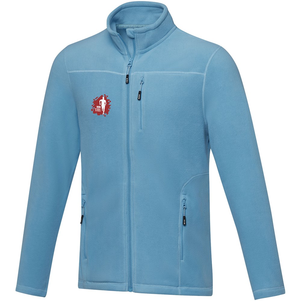 Amber GRS recycelte Fleecejacke für Herren NXT blau
