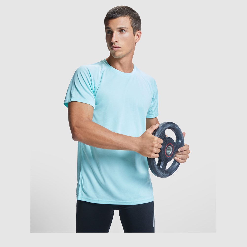 T-shirt Bahrain en maille piquée à manches courtes pour homme Fluor Lady Pink