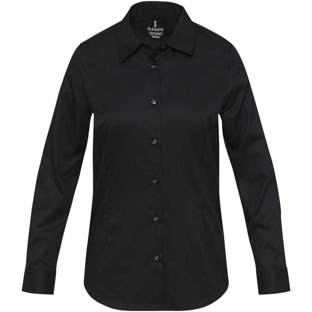 Citrine Twill Bluse schwarz