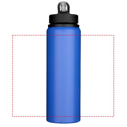 Bouteille d’eau Fitz de 800 ml en acier inoxydable recyclé certifié RCS à simple paroi bleu roi