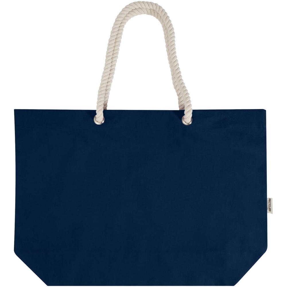 Florida 270 g/m² Strandtragetasche aus recyceltem GRS-Material navy