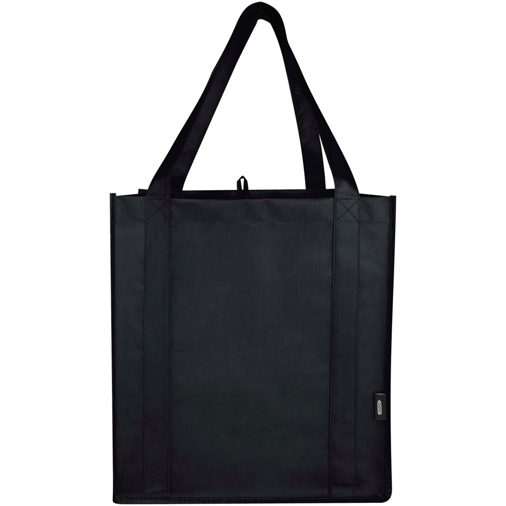 Liberty Tragetasche mit hartem Boden aus recyceltem GRS Non Woven 6 L schwarz