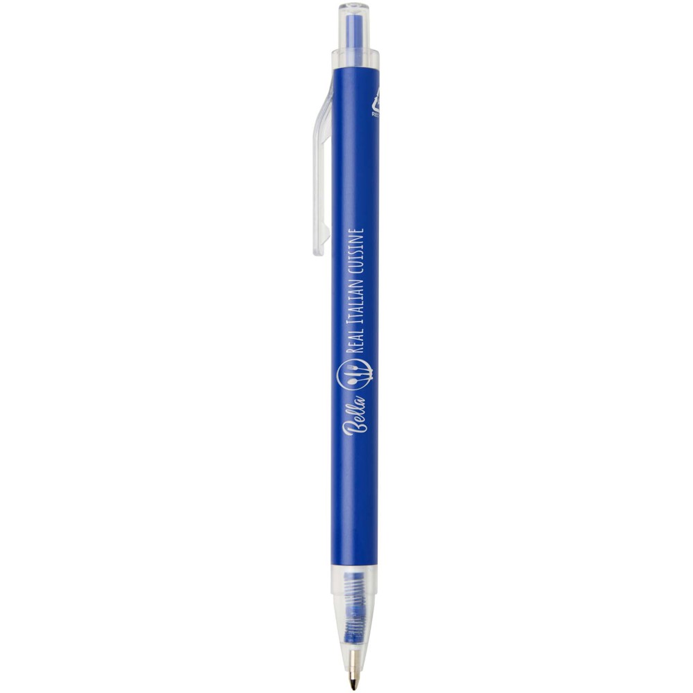 Stylo à bille Spectrum en aluminium recyclé (encre bleue) Bleu royal