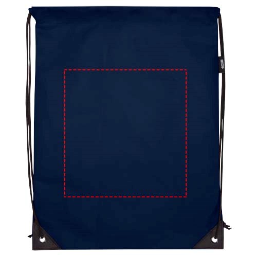 Evergreen Sportbeutel aus recyceltem GRS Non Woven 5 L navy