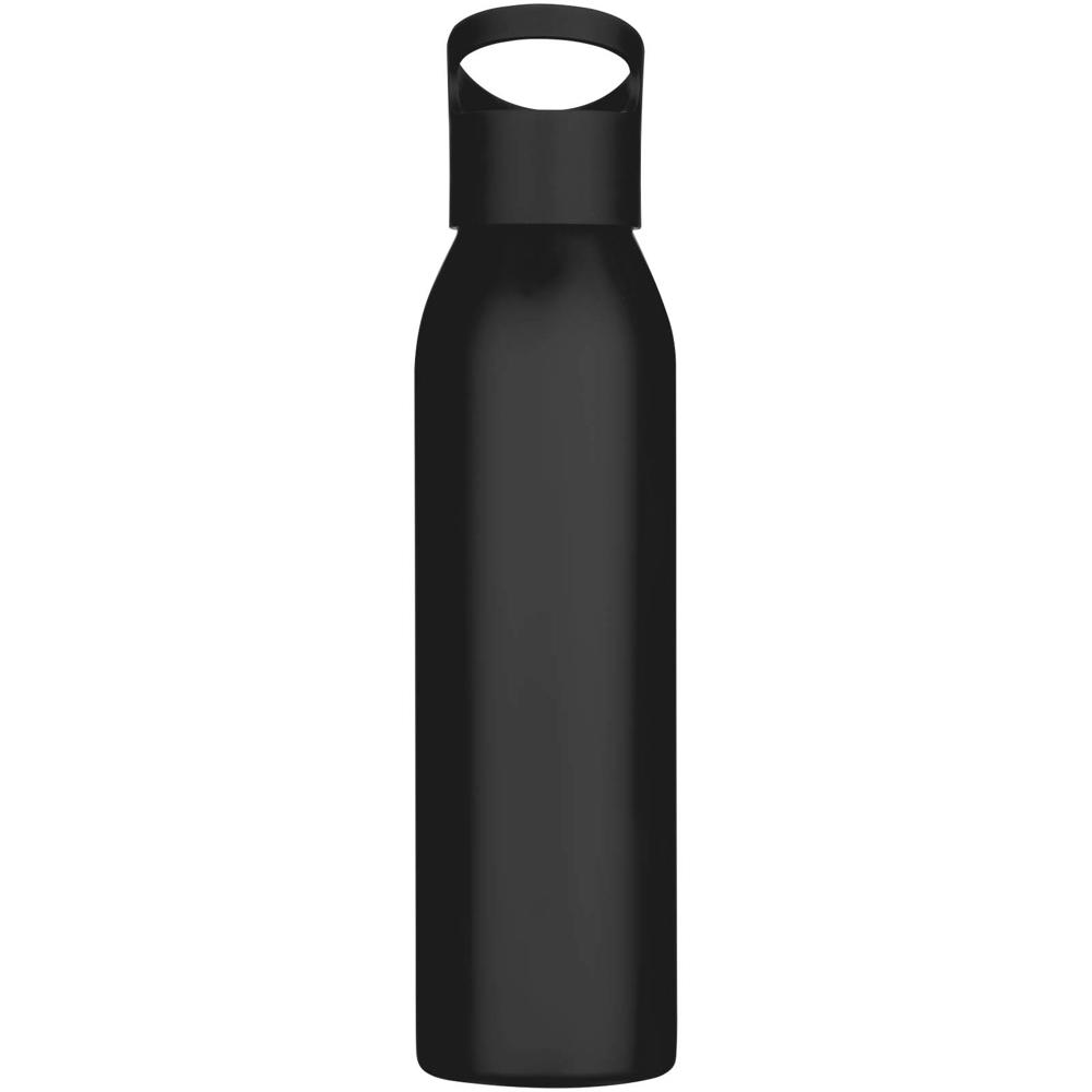 Sky 650 ml RCS-zertifizierte, einwandige Trinkflasche aus recyceltem Edelstahl schwarz