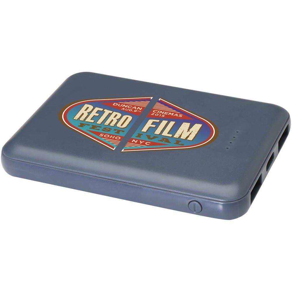 Asama 5000 mAh Typ-C Powerbank aus recyceltem Kunststoff Hale Blue