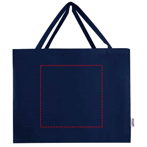 Odessa 220 g/m² Baumwoll Tragetasche aus GRS recycelter Baumwolle 40L navy