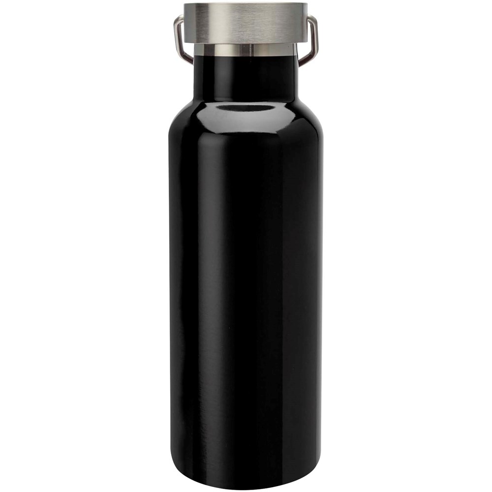 Bouteille d’eau Thor de 500 ml en acier inoxydable certifié RCS Noir