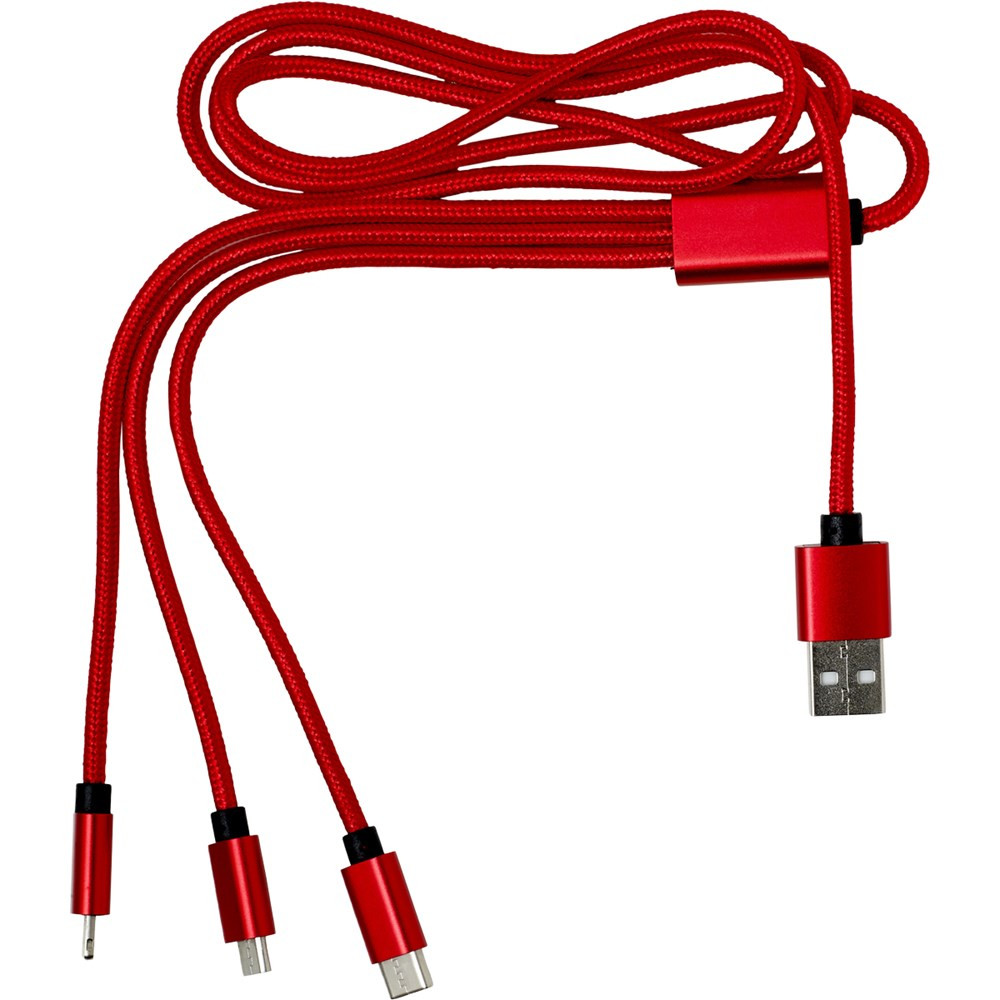 Ladekabel 3-in-1 Carmine