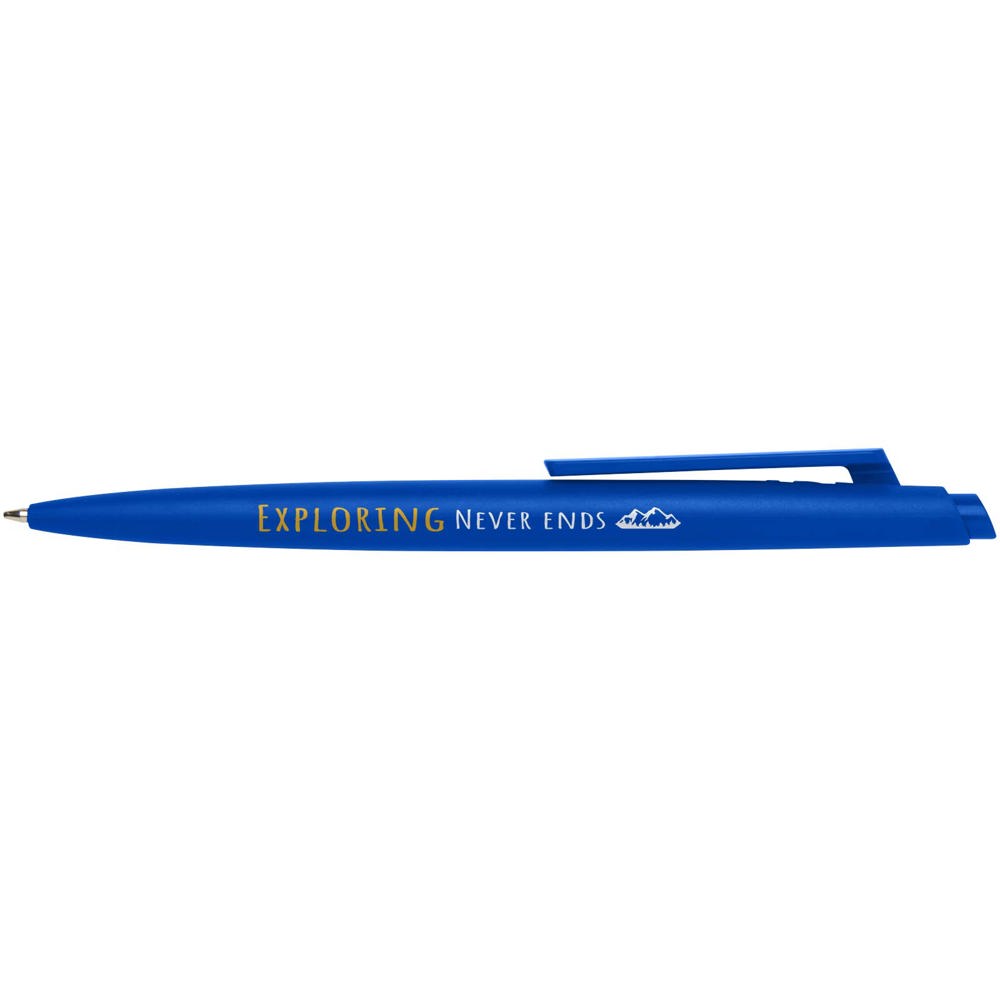 Stylo bille Ipe recyclé RCS (encre noire) bleu roi
