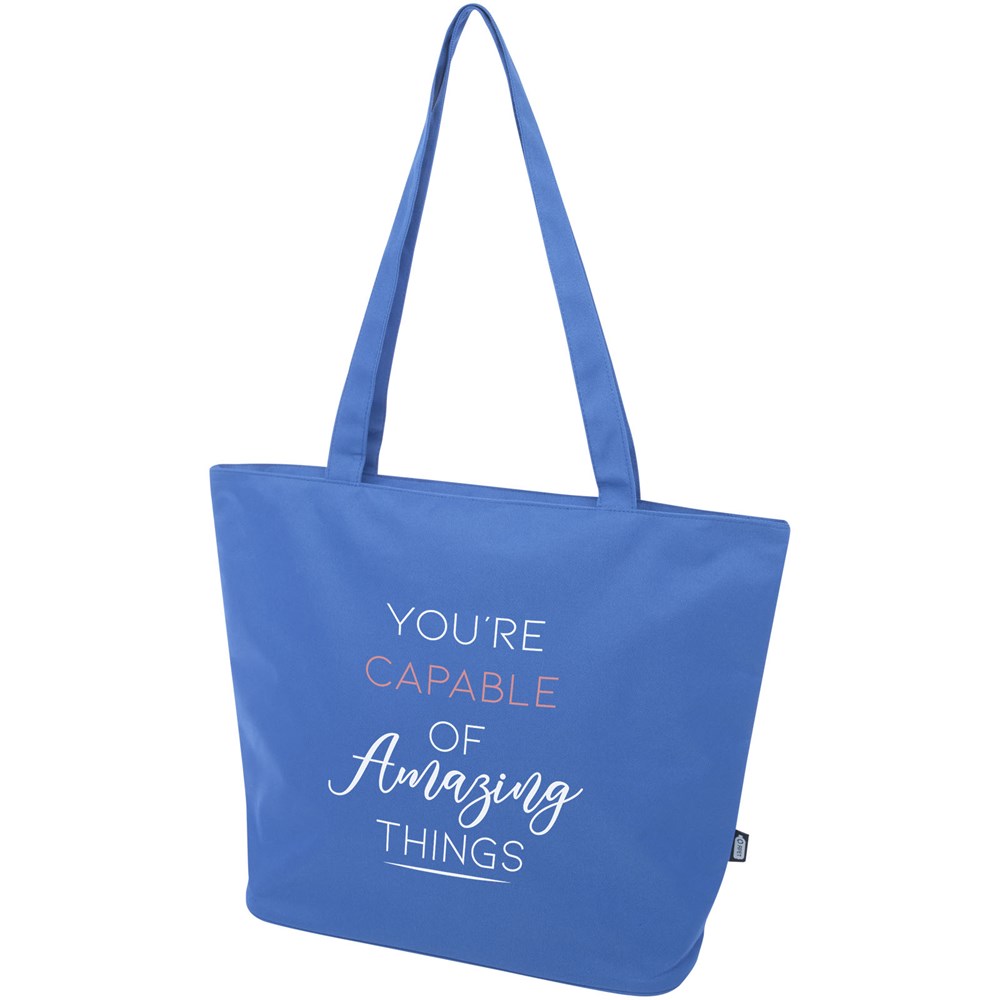 Panama Tragetasche aus GRS Recyclingmaterial 20 L royalblau
