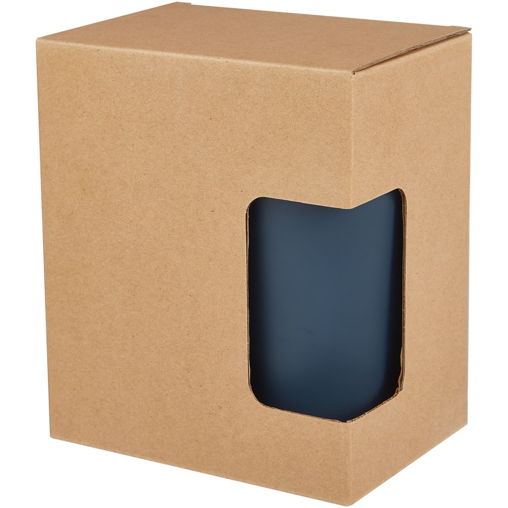 Nordia 400 ml doppelwandiger Becher aus Recyclingmaterial dunkelblau