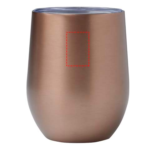 Gobelet isotherme Corzo 350 ml en cuivre inoxydable recyclé certifié RCS Bronze
