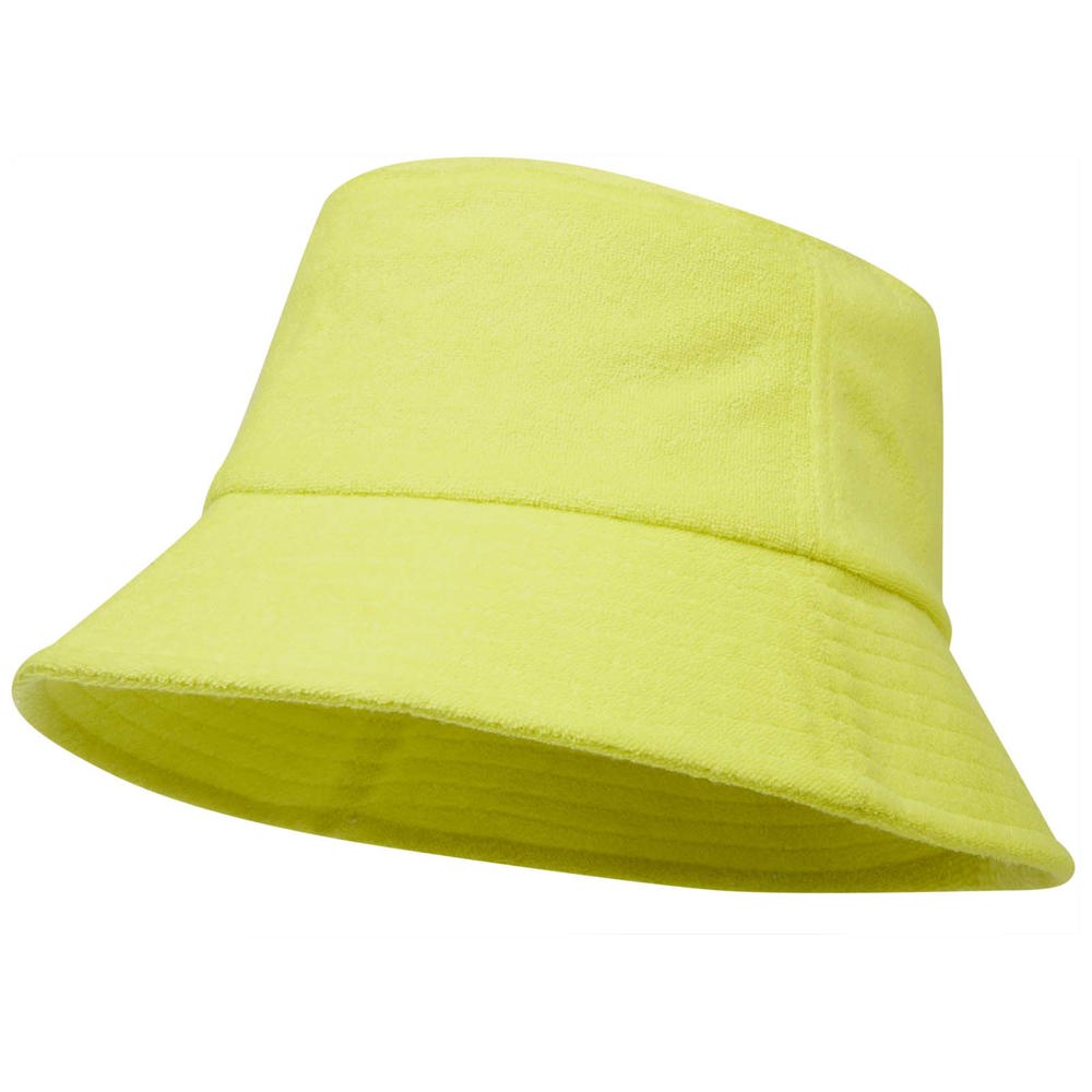 Chapeau anti-UV Melo en tissu éponge recyclé GRS Citron vert