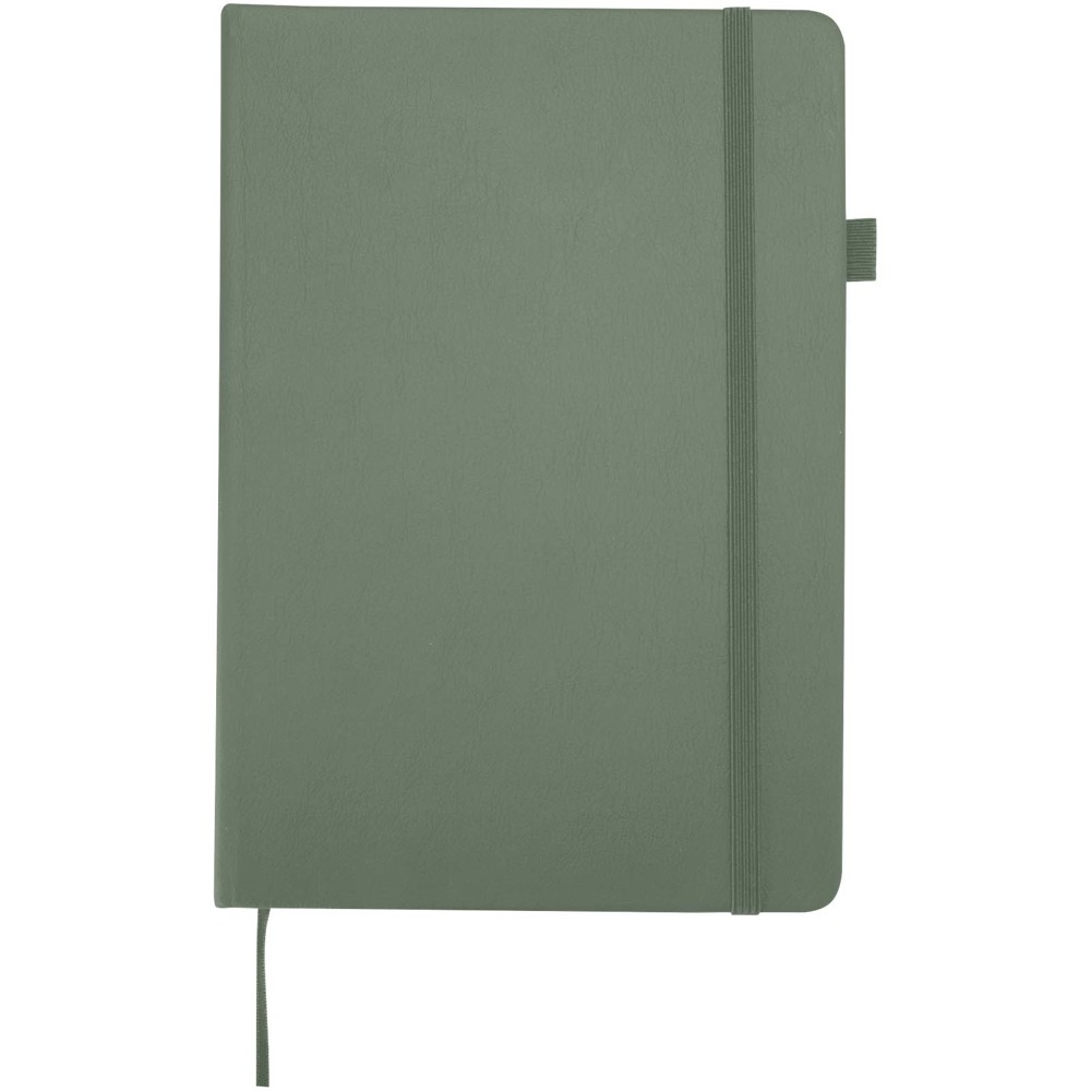 Carnet Liss A5 à couverture rigide en plastique recyclé Vert bruyère