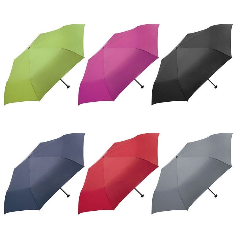Taschenschirm FARE ist sehr leicht, klein und mit Logo bedruckbar. Entdecken Sie unsere Regenschirme als Werbegeschenke.