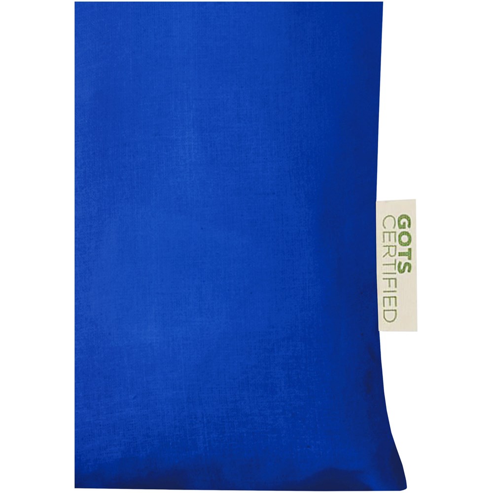 Orissa 100 g/m² Tragetasche aus Bio-Baumwolle 7L royalblau
