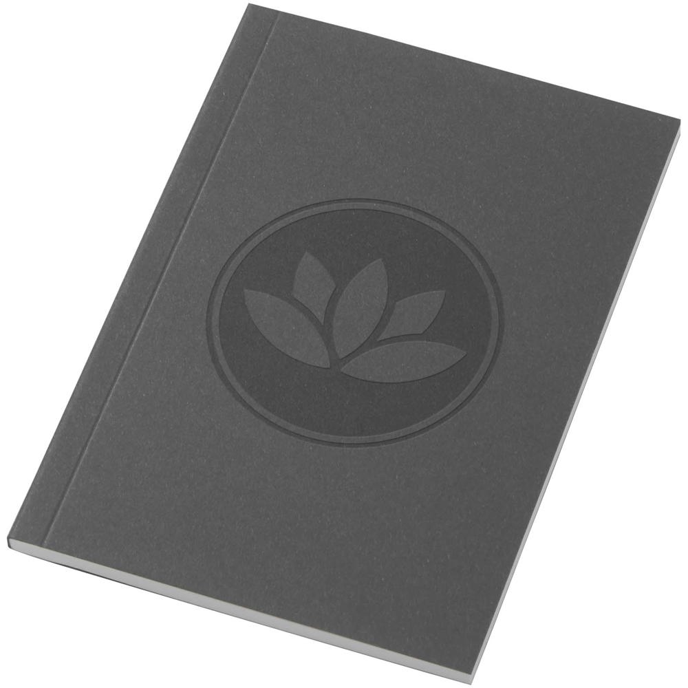 Cahier Novella Austen A6 recyclé à couverture souple de 50 feuilles Charbon