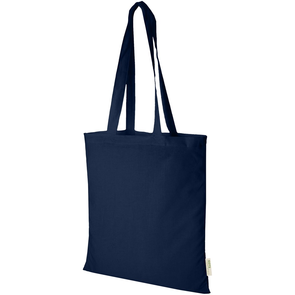 Orissa 100 g/m² Tragetasche aus Bio-Baumwolle 7L navy