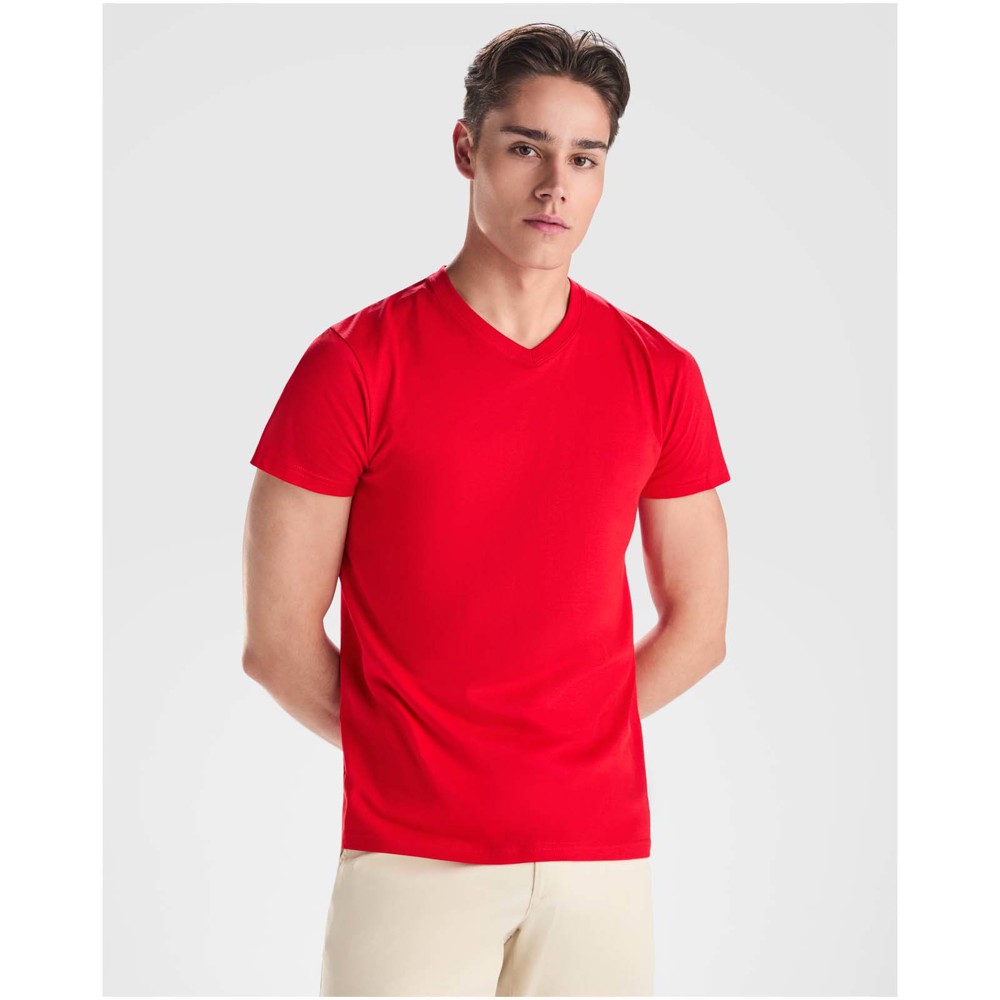 Samoyedo 155 g/m² T-Shirt mit V-Ausschnitt für Herren