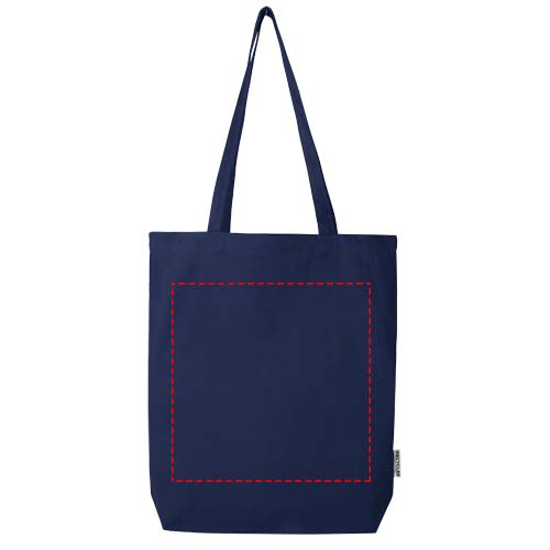 Sac shopping Florida certifié GRS 270 g/m² 10L Marine