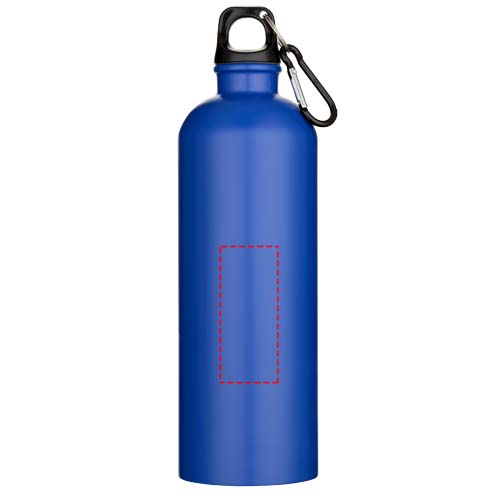 Oregon 750 ml matte RCS-zertifizierte, einwandige Trinkflasche aus recyceltem Edelstahl mit Karabinerhaken royalblau