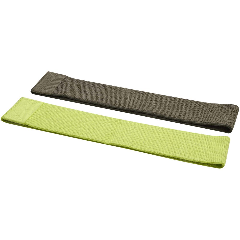 Jeu de bandes de résistance Grip 2 pièces Citron vert, Vert forêt