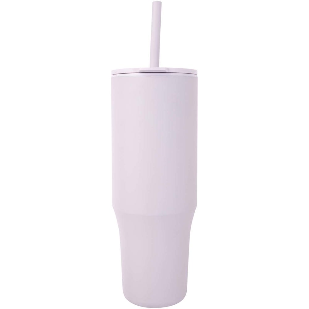 Brady 900 ml RCS-zertifizierter Isolierbecher mit Silikon Trinkhalm fliederfarben