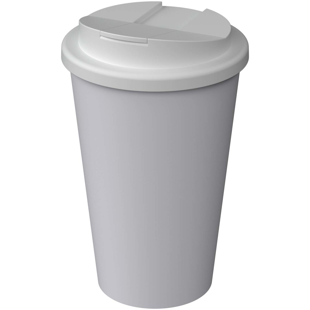 Gobelet isotherme Americano® Infiniti de 350 ml avec couvercle anti-déversement Gris clair