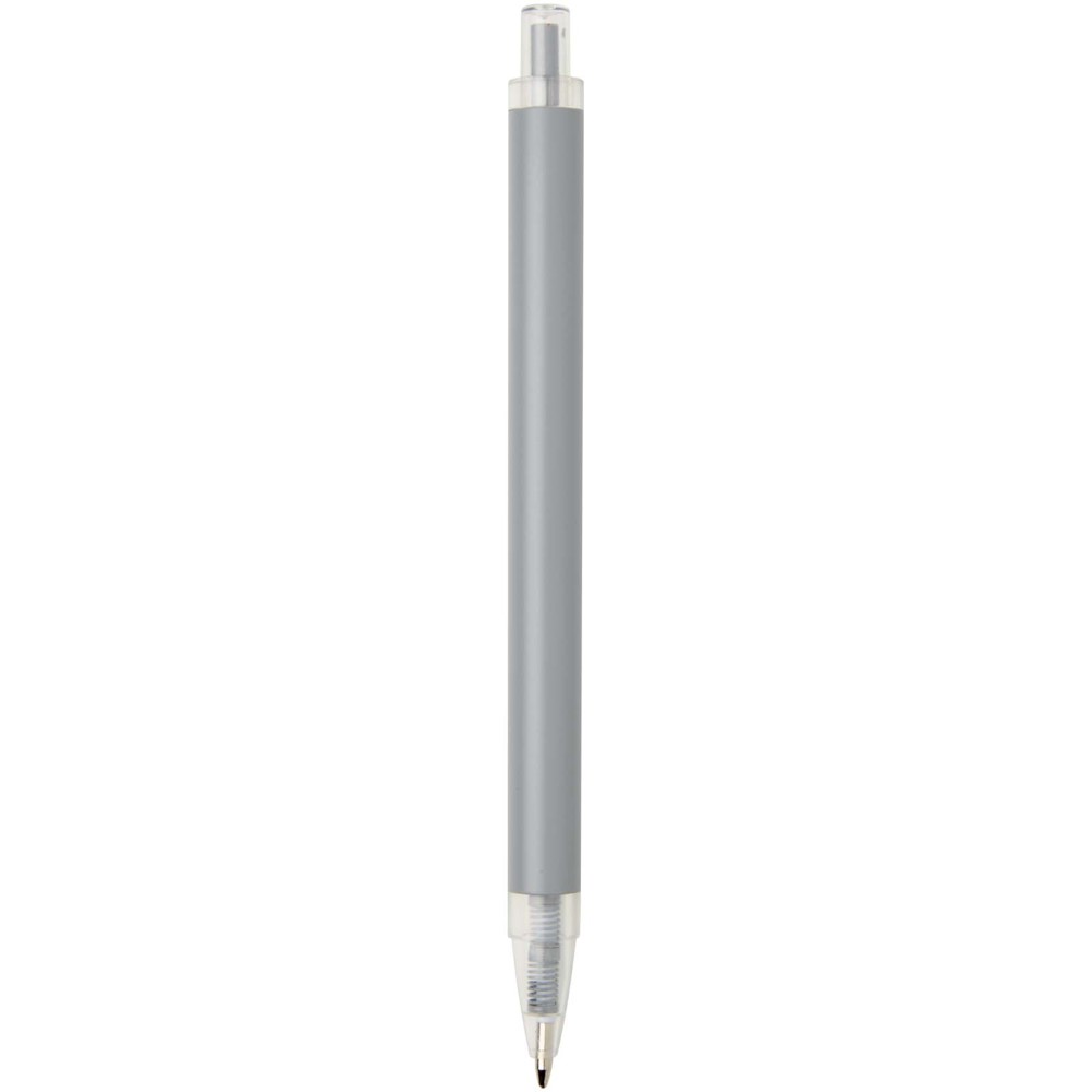 Stylo à bille Spectrum en aluminium recyclé (encre bleue) gris