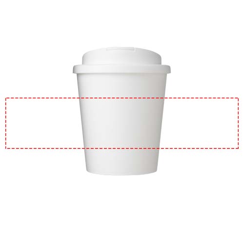 Americano® Espresso POP gobelet de 250 ml avec couvercle anti-éclaboussures Blanc