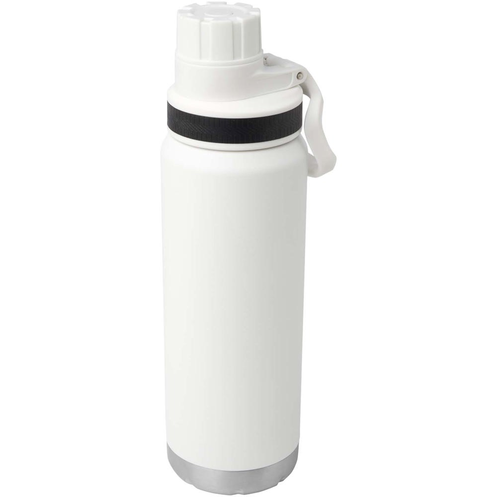 Fortis 700 ml RCS-zertifizierte Kupfer-Vakuum Isolierflasche aus recyceltem Edelstahl (Kohlensäure geeignet) weiss