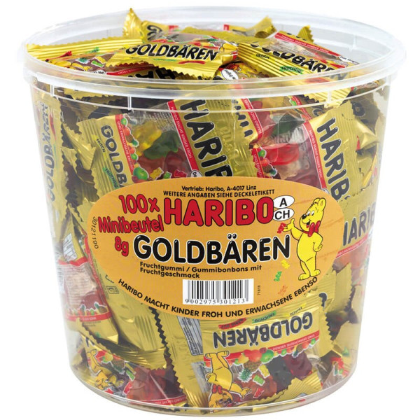 Goldbären Dose à 100 Stück Haribo