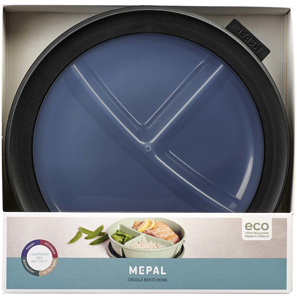 Mepal Cirqula 250+250+500 ml Bento Bowl Schwarz