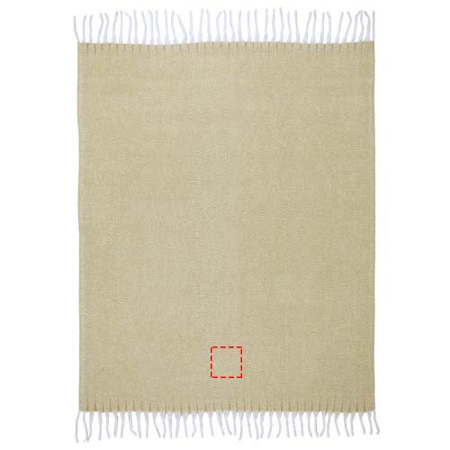 Dolly GRS-recycelte Decke beige