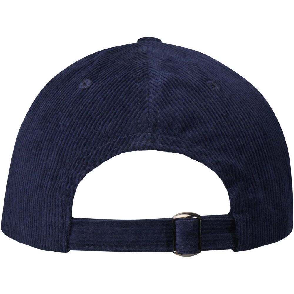 Hutton Kappe aus recyceltem Cord mit 6 Segmenten navy