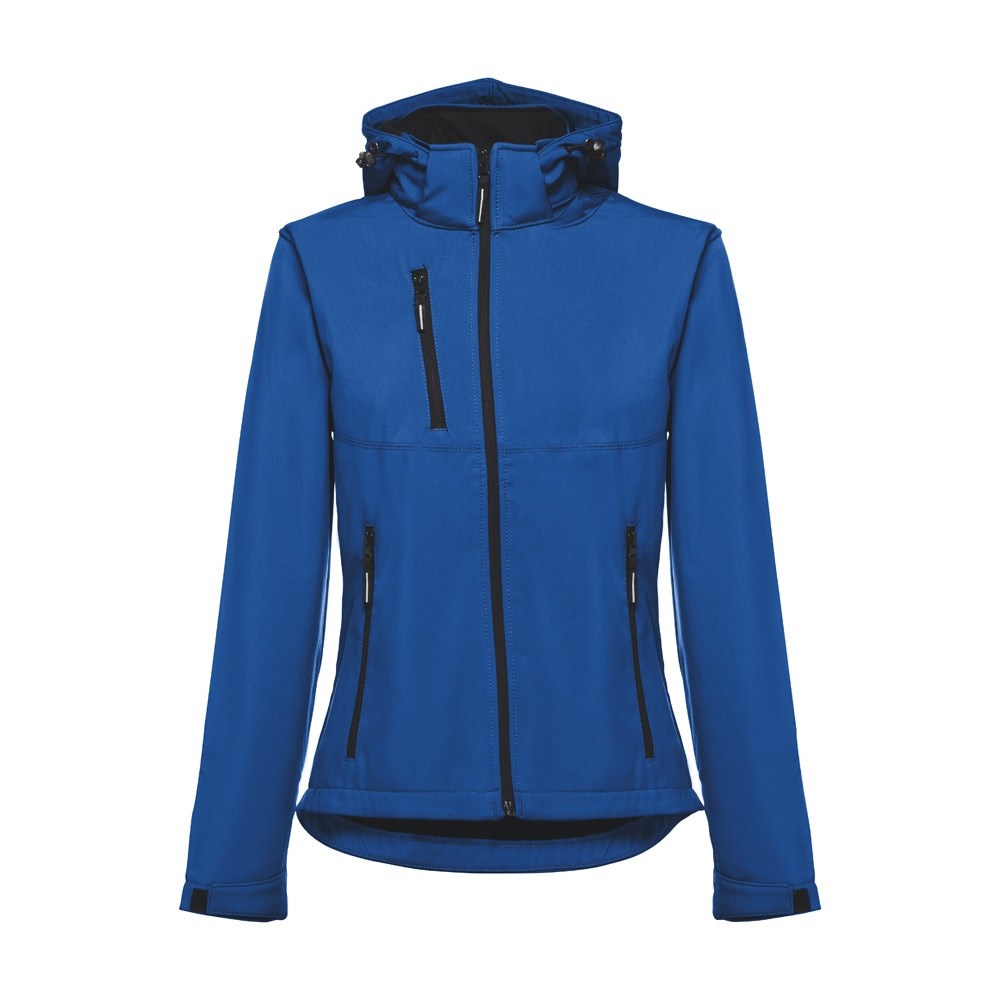 THC ZAGREB WOMEN Gürtel-Softshell-Jacke für Damen königsblau