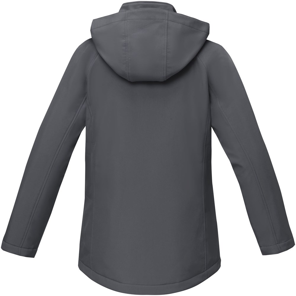 Notus wattierte Softshell Damenjacke storm grey